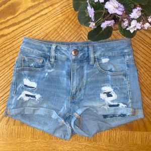 American Eagle High Rise Shorties